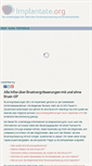 Mobile Screenshot of implantate.org